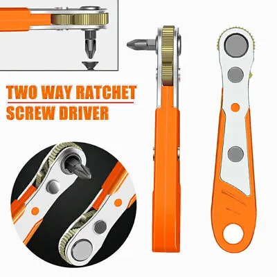 Ratchet Screwdriver Ratchet Spanner Super Low Profile Right Angled Offset • £5.95