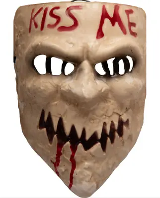 The Purge 3 Mask Kiss Me Halloween Fancy Dress Horror Costume Election Year NEW • $44.19