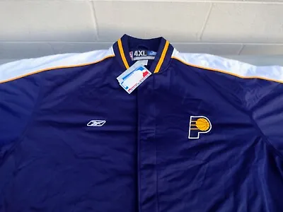 New Vintage Authentic Reebok Indiana Pacers Nba  Jacket Sz  4xl • $70