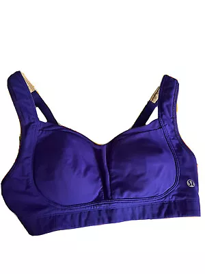 LuLuLemon Sports Bra Ta Ta Tamer Purple Wirefree • $15