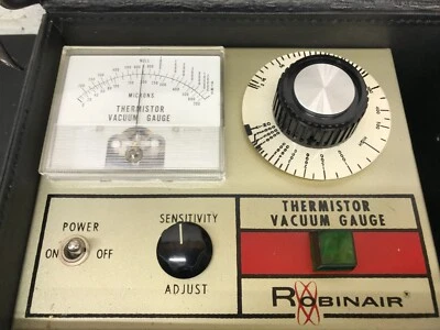 $28.99 • Buy Vintage Robinair Thermistor Vacuum Gauge Model 14010 With Guage Tube Untested