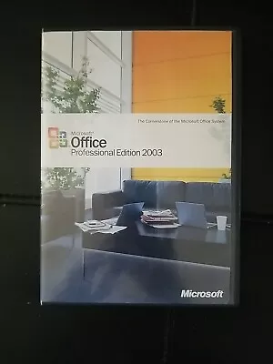 Microsoft Office 2003 Professional Edition  Manual &  Key 2-Disc • $18.75