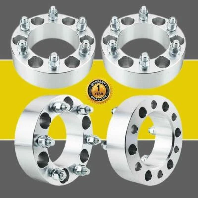 $72.99 • Buy (4) 2 Inch Wheel Spacers Adapters 6x5.5 Fits Chevy Silverado 1500 Suburban GMC