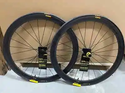 Mavic Road Wheelset Cosmic Pro Carbone Sl Tubular Disc Cl M11 25 Inch With Tire • $1878