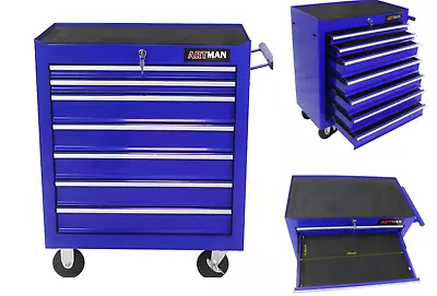 Rolling Tool Cart W/ Drawers & Wheels Mechanics Tool Cabinet Lockable Tool Chest • $205.99