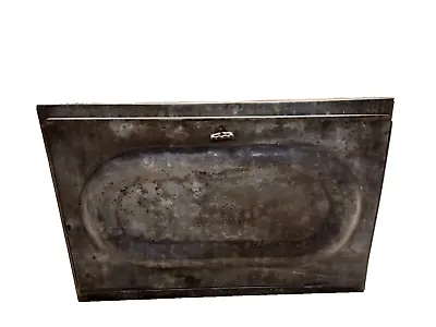 1920s VINTAGE GALVANIZED REFRIGERATOR WINDOW WALL BOX THE LEADER COMPANY • $49.99