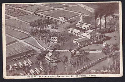 Missouri-St Louis-Continental Commercial Co-Mexico Plant-Antique Postcard • $14.95