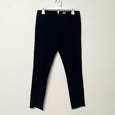 NWT J. Crew Black Pixie Seamed Ponte Stretch Skinny Pants Womens Size 8 • $34.99