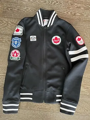 $55 • Buy HBC 2012 LONDON Olympics Womens Size MS Team Canada Replica Podium Track Jacket 