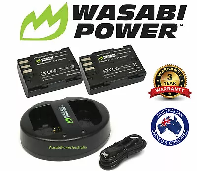 Wasabi Power Battery X 2 & Dual USB Charger For Pentax D-LI90K-3 K-5 K-5 II K-7 • $75.90