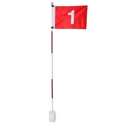 £40.12 • Buy 5-Section Golf Flag Stick Pole Cup Putt Hole Golfing Mark Pin Flags Accessories