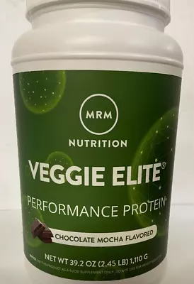 MRM Veggie Elite Protein Powder Chocolate Mocha 2.45 Lbs Exp 03/2025 • $20