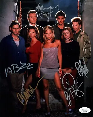 Buffy The Vampire Slayer 8x10 Signed Cast X5 Photo Green Hannigan Head +2 JSA • $489.96