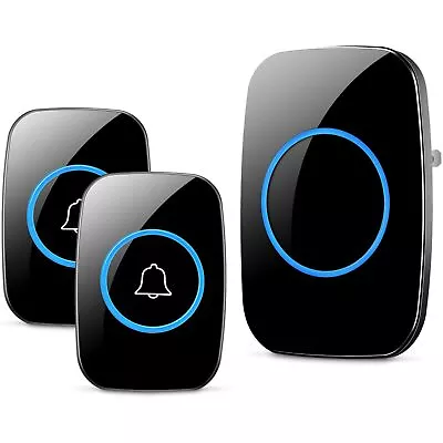 Wireless Doorbell Waterproof Door Bell Kit Distinguish Front And Rear Doors... • $29.86