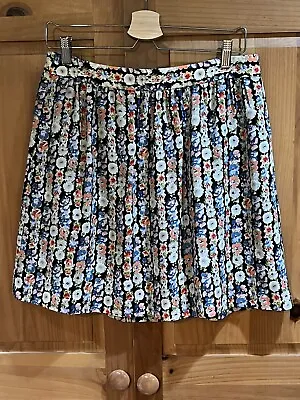 £15.90 • Buy J. Crew Mercantile Floral Chiffon Skirt Size 6 Mini A-Line Pleated Boho  NWT