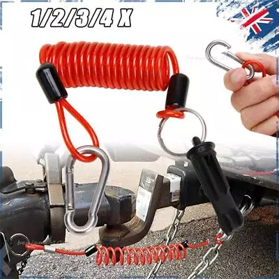 1-4X Trailer Safety Breakaway Cable Brake Away Switch For Caravan Camper Auto • $13.29
