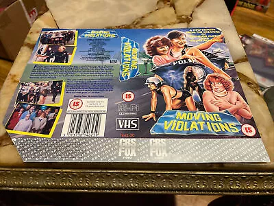 Moving Violations Cbs Fox Vhs Sleeve Only Cut Corner • $6.21