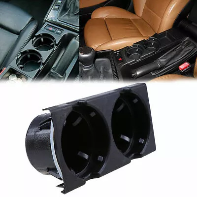 Black Front Center Console Drink Cup Holder 51168217953 For BMW E46 1998-2006 • $12.08