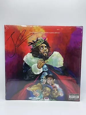 New J. Cole KOD On Red Smoke Vinyl SIGNED Alt Cover Limited Forrest Hills LP OOP • $299.95