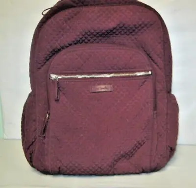 Vera Bradley Iconic Campus Laptop Backpack Passion Pink School Work Travel EUC • $44.95