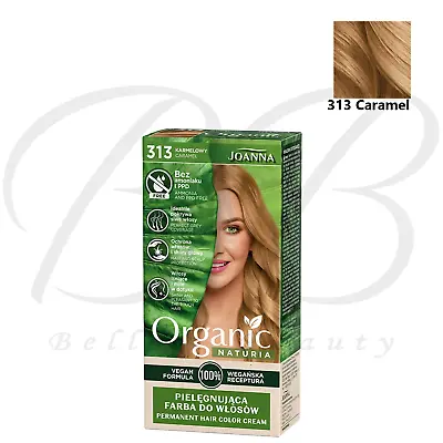 JOANNA Naturia Organic Vegan Ammonia Free Permanent Hair Color Cream *CHOOSE* • £9.49