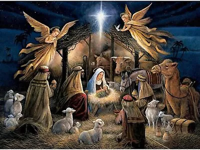 New  5D Diamond Painting Kits The Day Jesus Was Born Art For... • £6.90