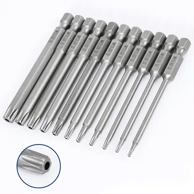 Long Reach Torx Star Hex Security Bit Set Tamper Proof Screwdriver Bit Hole • $2.19