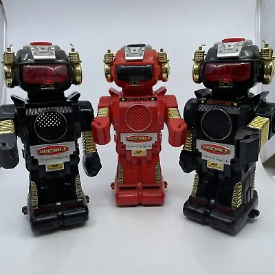 1980s Toy Robot Lot Robot Bright Magic Mike Model 2 Lot Of 3 Untested As Is  • $27.53