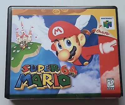 Super Mario 64 CASE ONLY Nintendo 64 N64 Box BEST Quality Available No Cart • $15.97