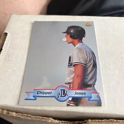 1992 Upper Deck Minors Chipper Jones Hologram SP Foil Card # TP-3 Durham Bulls • $6.25