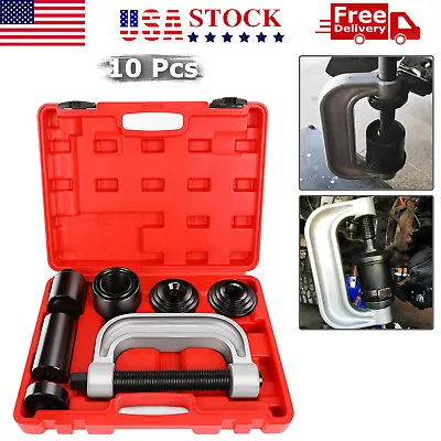 Heavy Duty 4 In 1 Ball Joint Press & U Joint Removal Tool Kit W/ 4 X 4 Adapters • $50.85