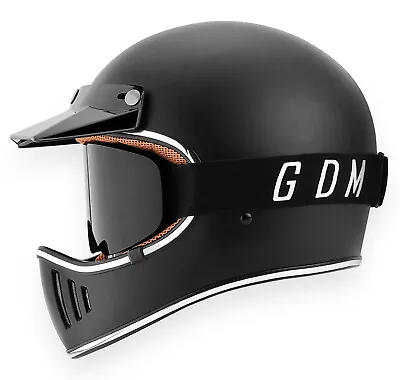 NEW GDM Rebel Retro Vintage Motorcycle Helmet Sahara Package • $159.95