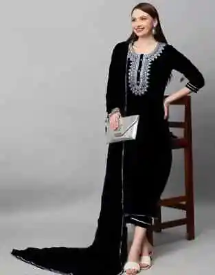 Designer Women's Rayon Salwar Kameez Set Indian Party Wear Kurta Pant Clothes • $49.54
