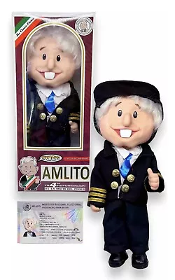 President Doll Amlo Amlito Lopez Obrador Pilot With Box With ID With Sound. • $100