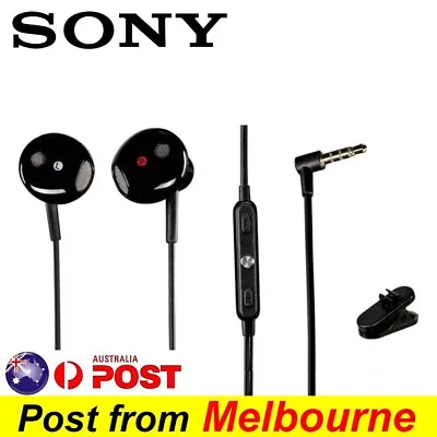 SONY Wired Earphones Headphones Earbud Headsets Sport With Mic 3.5mm STH32 AU • $18.99