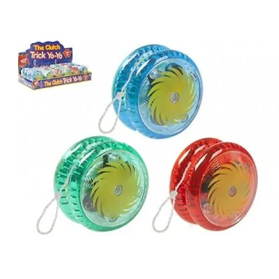 Light Up Clutch Yo Yo Yo Spinner LED Gift Toy Reward Party Bag Boys Girls • £5.95