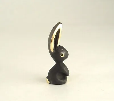 Walter BOSSE Vienna Sweet Little RABBIT Bunny Patinated Brass Medium Austria • $59.99