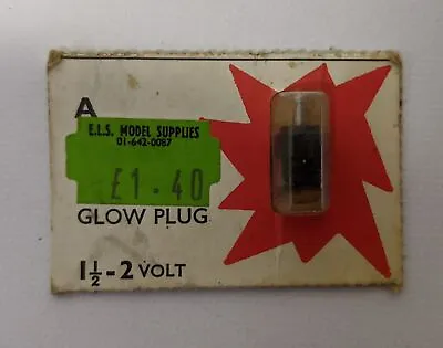 Vintage 1.5 - 2 Volt GLOW PLUG For R/C Engines SEALED In Packaging! • $15