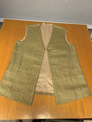 Vtg Mens Vest Frontier Tailors Wool Herringbone  Stadium Chowk Peshawar Cantt • $53.45