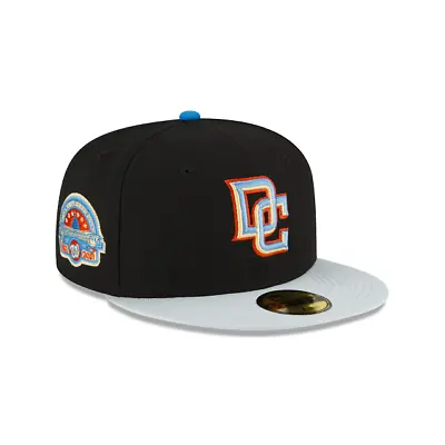 Washington Nationals New Era MLB Cooperstown  DC   59FIFTY Fitted Hat-Black/Gray • $36.99