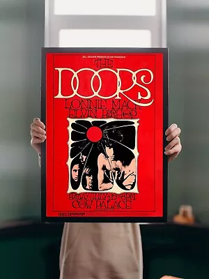 THE DOORS Wall Art Band POSTER PRINT A5-A2 60s Concert Rock Music Bar Club Decor • £4.95