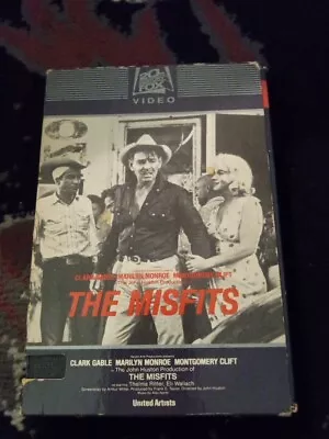 The Misfits Staring Marilyn Monroe VHS Slide Out Box • $35.99