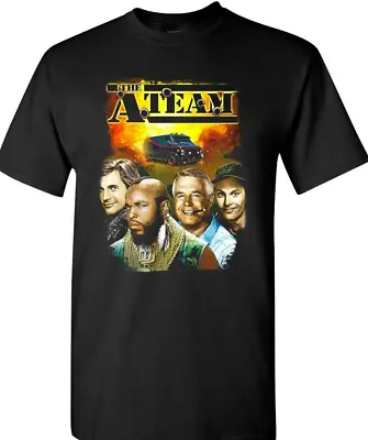 Retro Movie The A Team T Shirt Men's Unisex T Shirt Black • £14.99