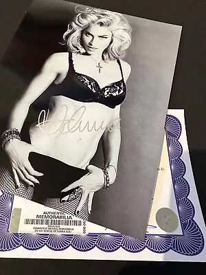 HAND SIGNED Madonna Classic Sexy Authentic 8x10 GENUINE AUTOGRAPH PHOTO & COA • $10.97