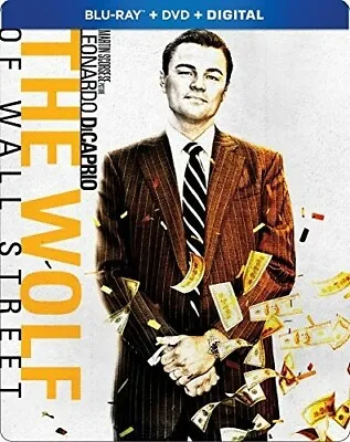 The Wolf Of Wall Street (Steelbook) [New Blu-ray] Steelbook Widescreen 2 Pac • $11.53