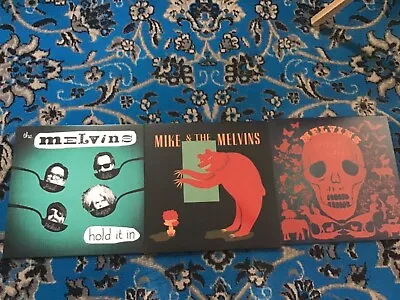 Melvina 3 Album Vinyl Lot Basses Loaded Mike And The Melvins Hold It In • $19.63