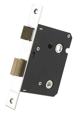 Bathroom Lock Mortice Internal Door Latch & Dead Bolt Case Body Polished Chrome • £4.99