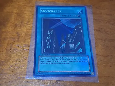 Yugioh Skyscraper Super Rare CRV-EN048 1st Edition NM • £4.50