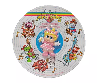 Avon PIN Vintage MISS PIGGY Muppet Babies STAGE STARS Singer 1988 Brooch NEW • $9.97