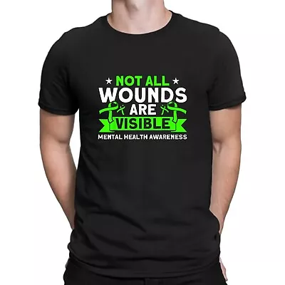 NEW Mental Health Not All Wounds Visible Mental Health Awareness T-Shirt S-3XL • $23.27